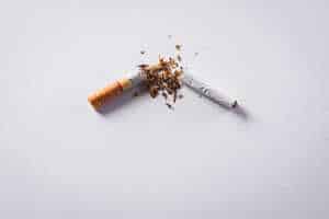 quitting cigarettes in recovery